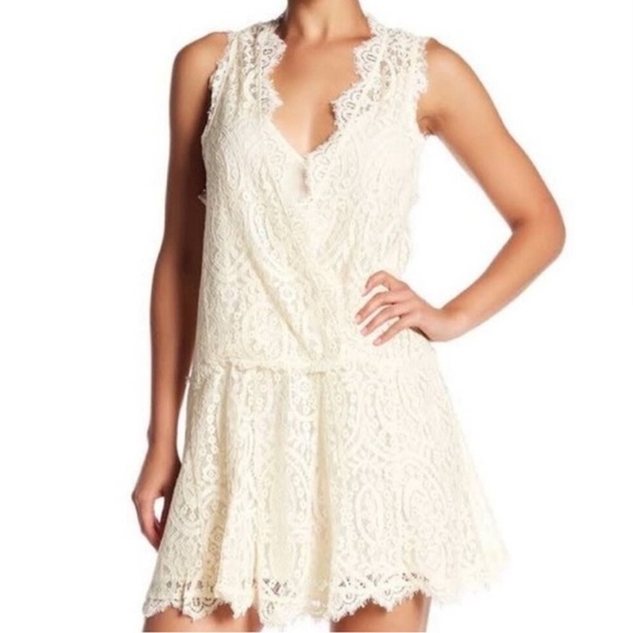 Free People Heart in Two Cream Ivory Lace Dress - Picture 2 of 11